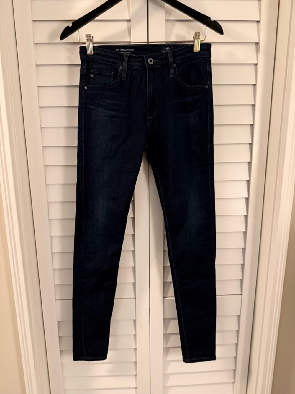 AG Adriano Goldschmied The Farrah Skinny High Rise Skinny in Brooke Wash Sz 26 - Picture 3 of 12